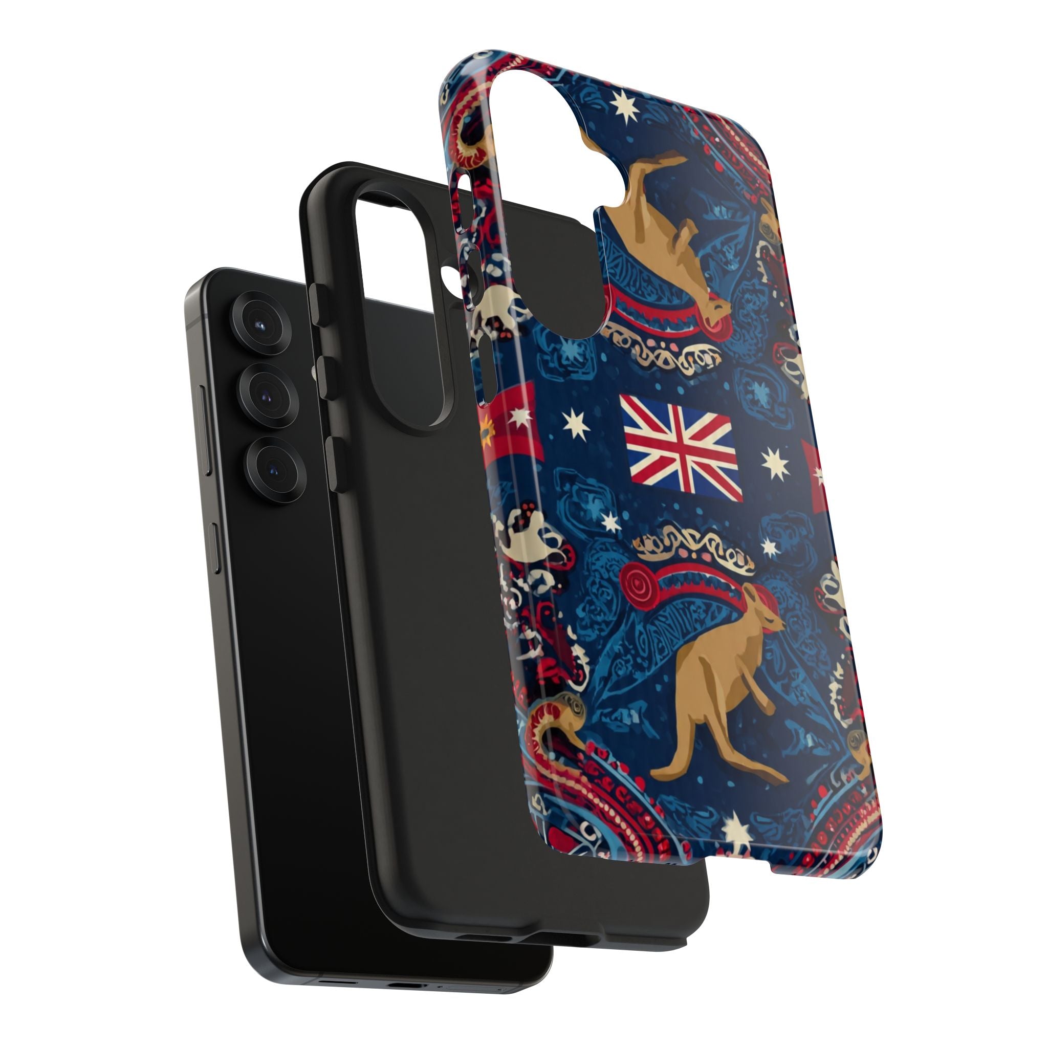 Australian Kangaroo Flag Tough Phone Case - Protective Patriotic iPhone Cover