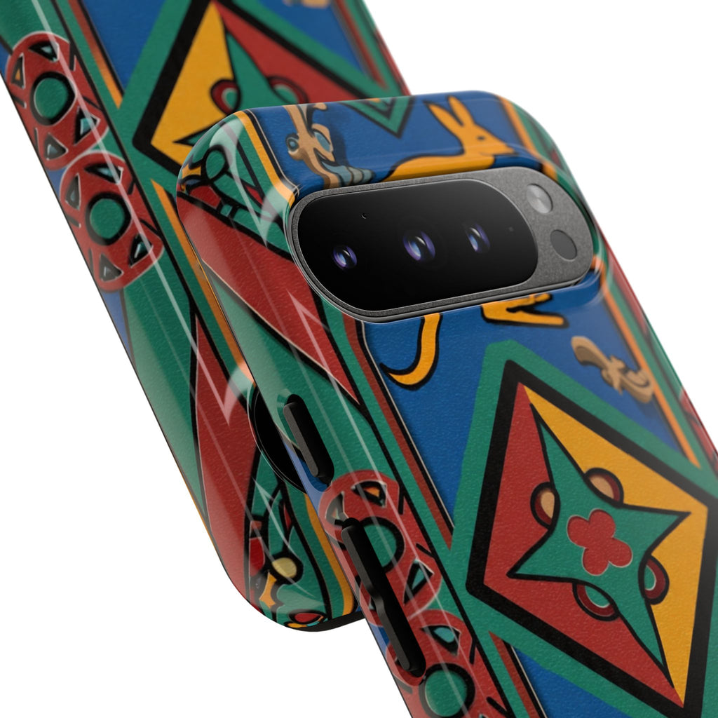 Kangaroo Tribal Pattern Tough Phone Case