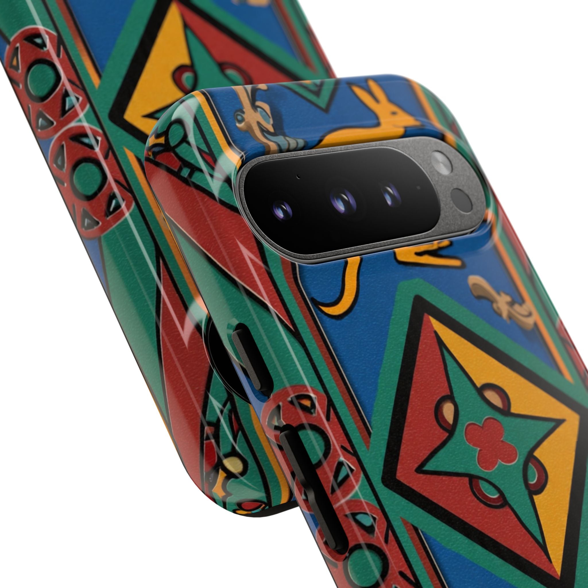 Kangaroo Tribal Pattern Tough Phone Case