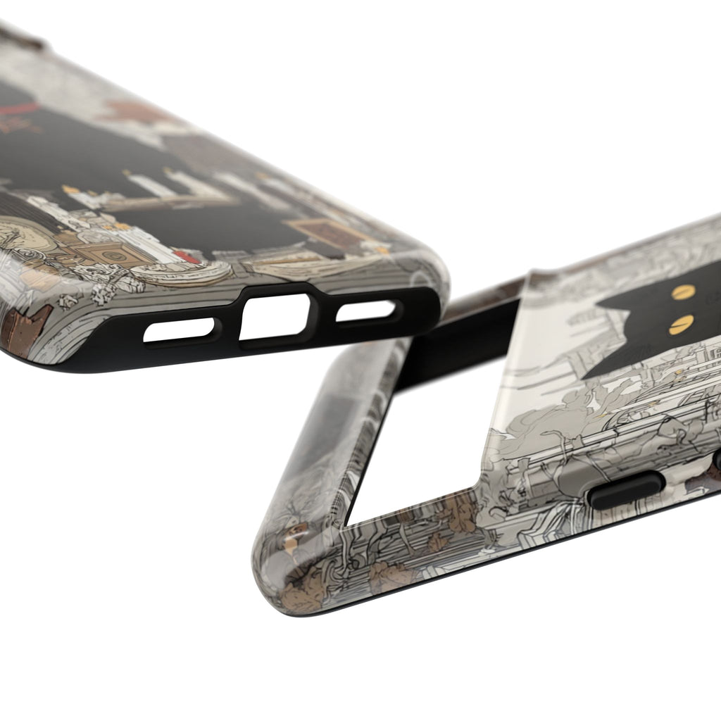 Witchy Black Cat Phone Case — Mystic Altar iPhone Cover