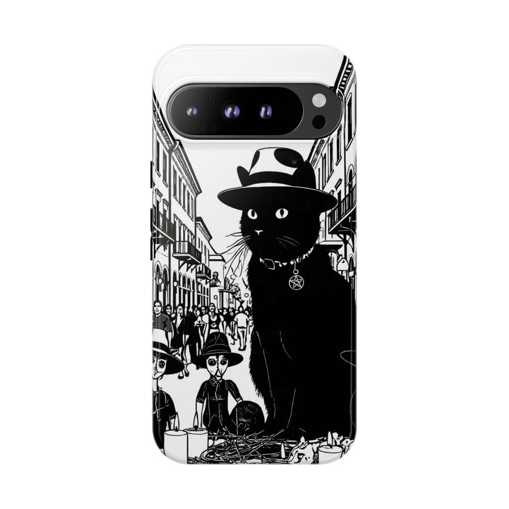 Phone Case — Noir Cat Street Art Design