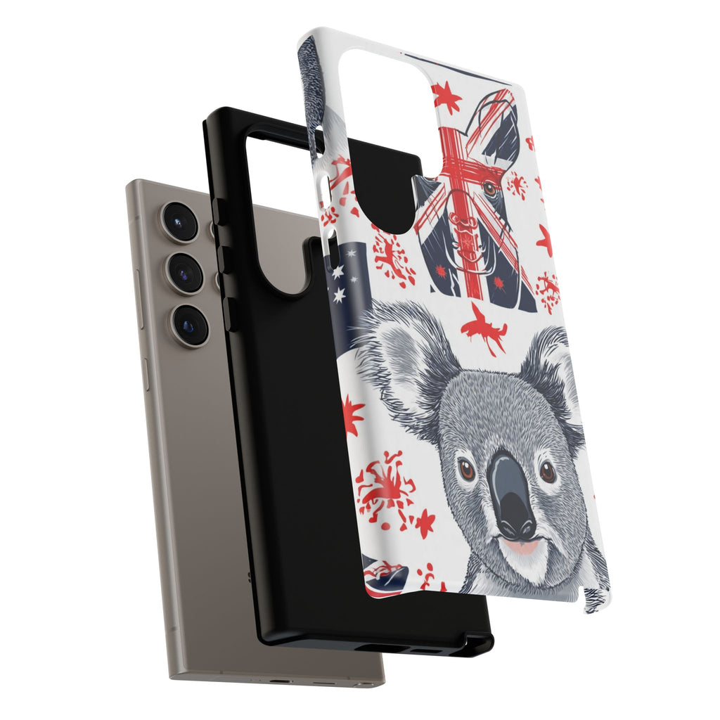 Koala Australia Flag Phone Case - Cute Aussie Animal Protective Case