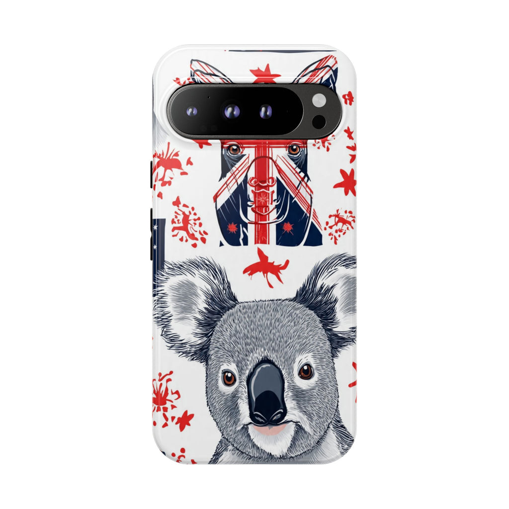 Koala Australia Flag Phone Case - Cute Aussie Animal Protective Case
