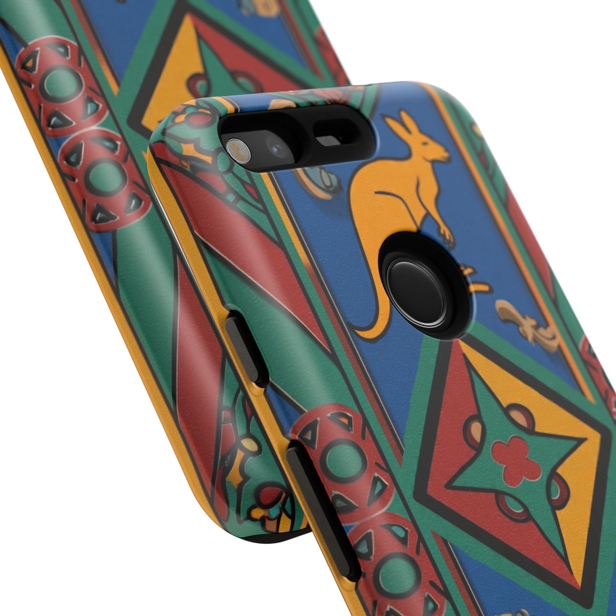 Kangaroo Tribal Pattern Tough Phone Case