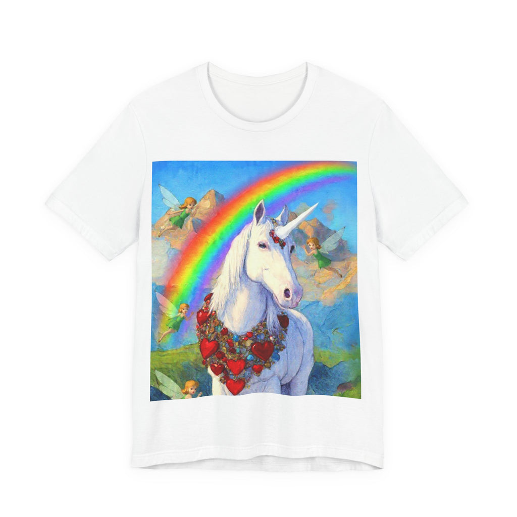Bright Unicorn Unisex Jersey Short Sleeve Tee