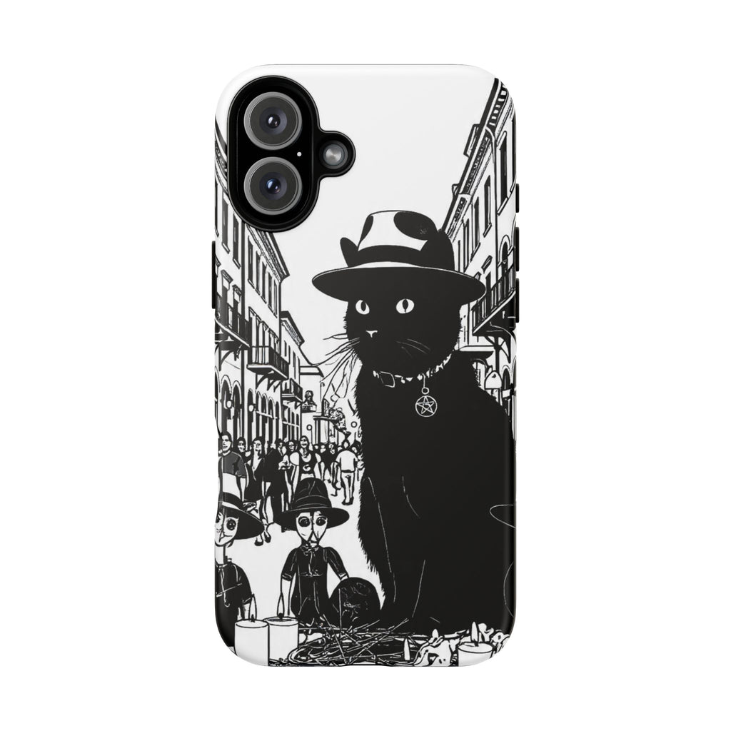 Phone Case — Noir Cat Street Art Design