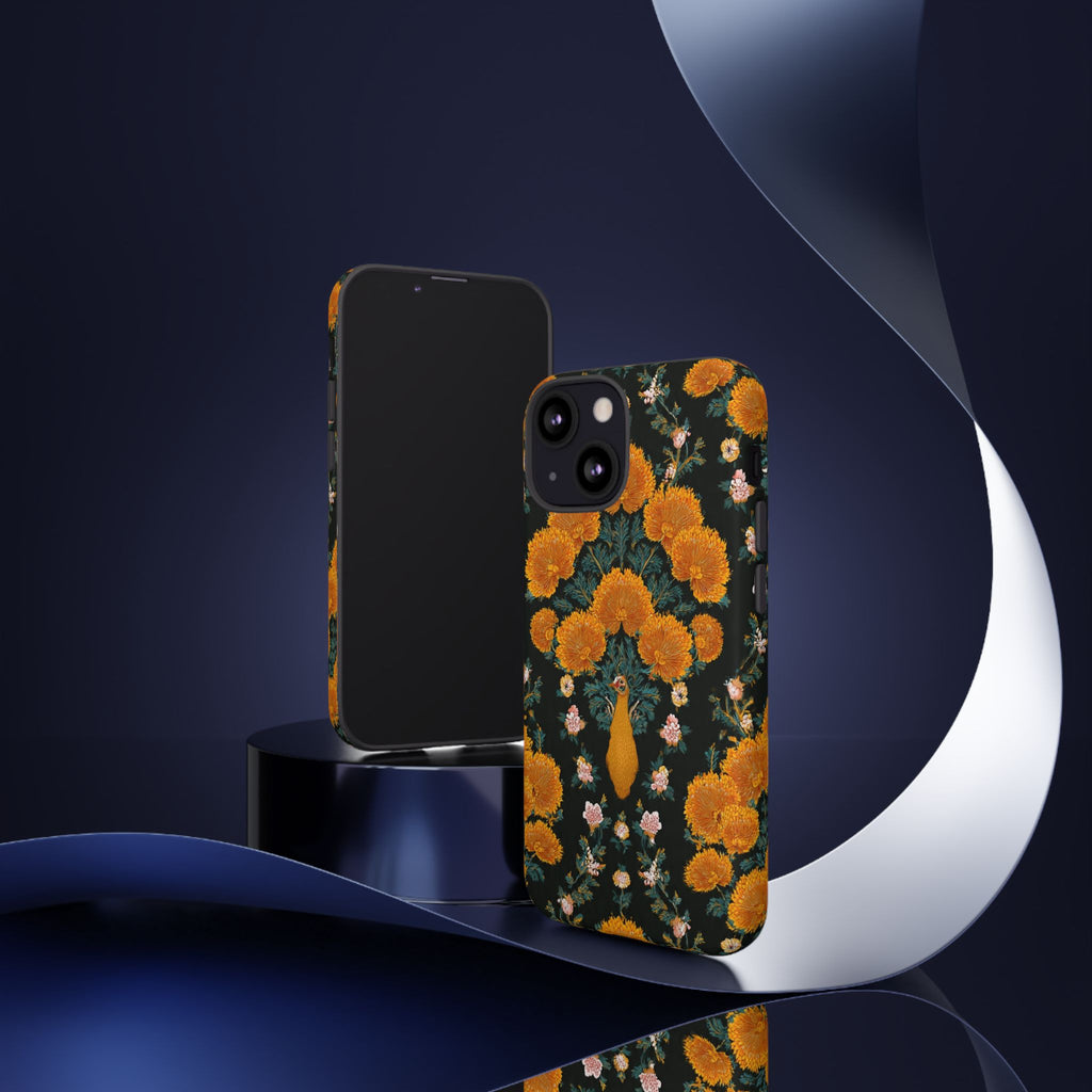 Marigold Mirror Phone Case — Floral Protective Phone Cover