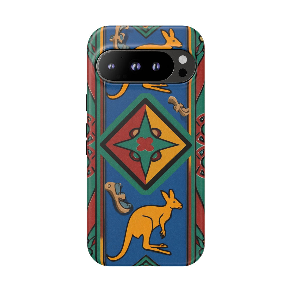 Kangaroo Tribal Pattern Tough Phone Case