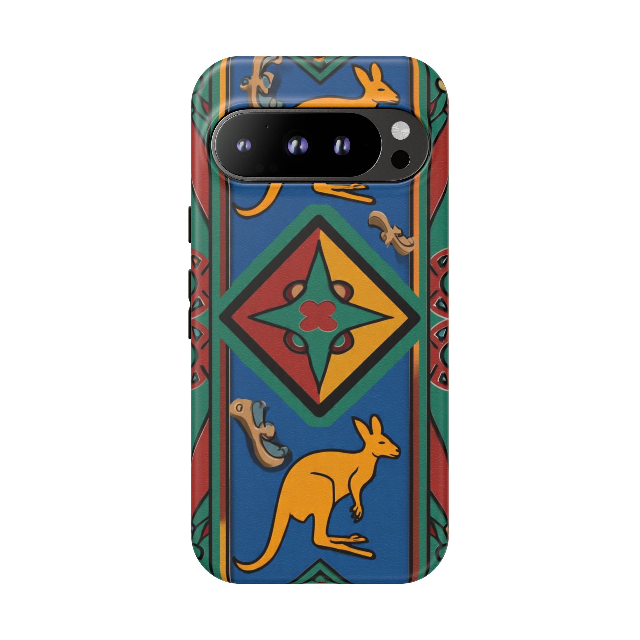 Kangaroo Tribal Pattern Tough Phone Case