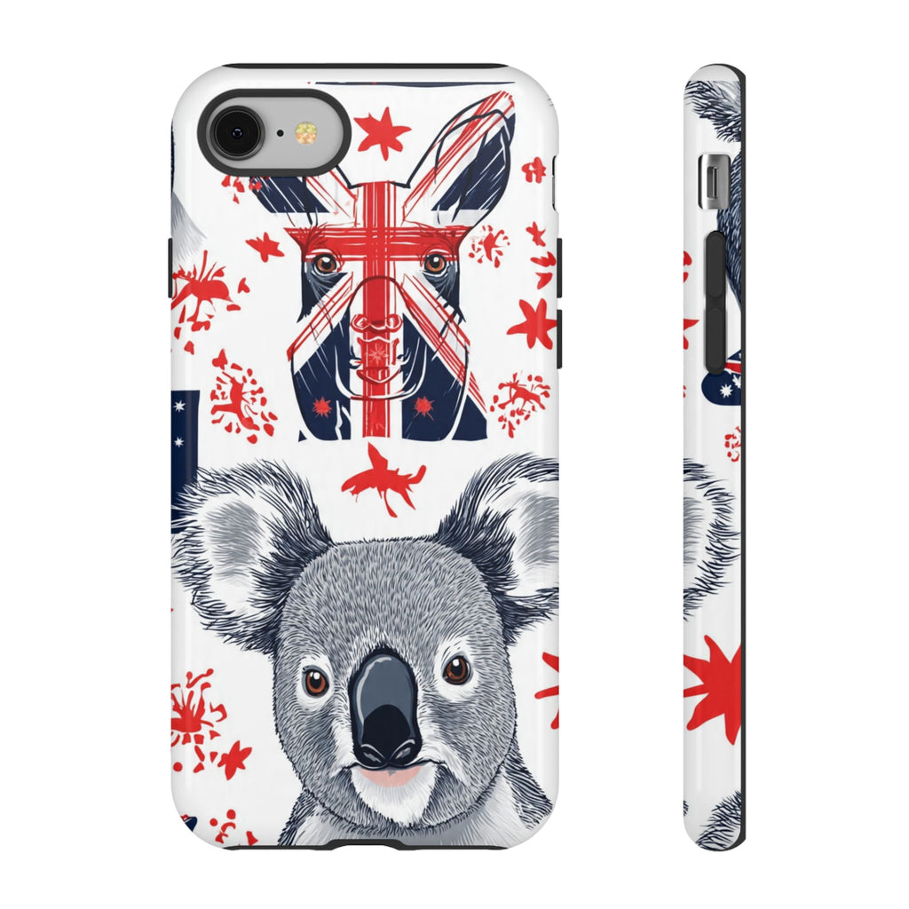 Koala Australia Flag Phone Case - Cute Aussie Animal Protective Case