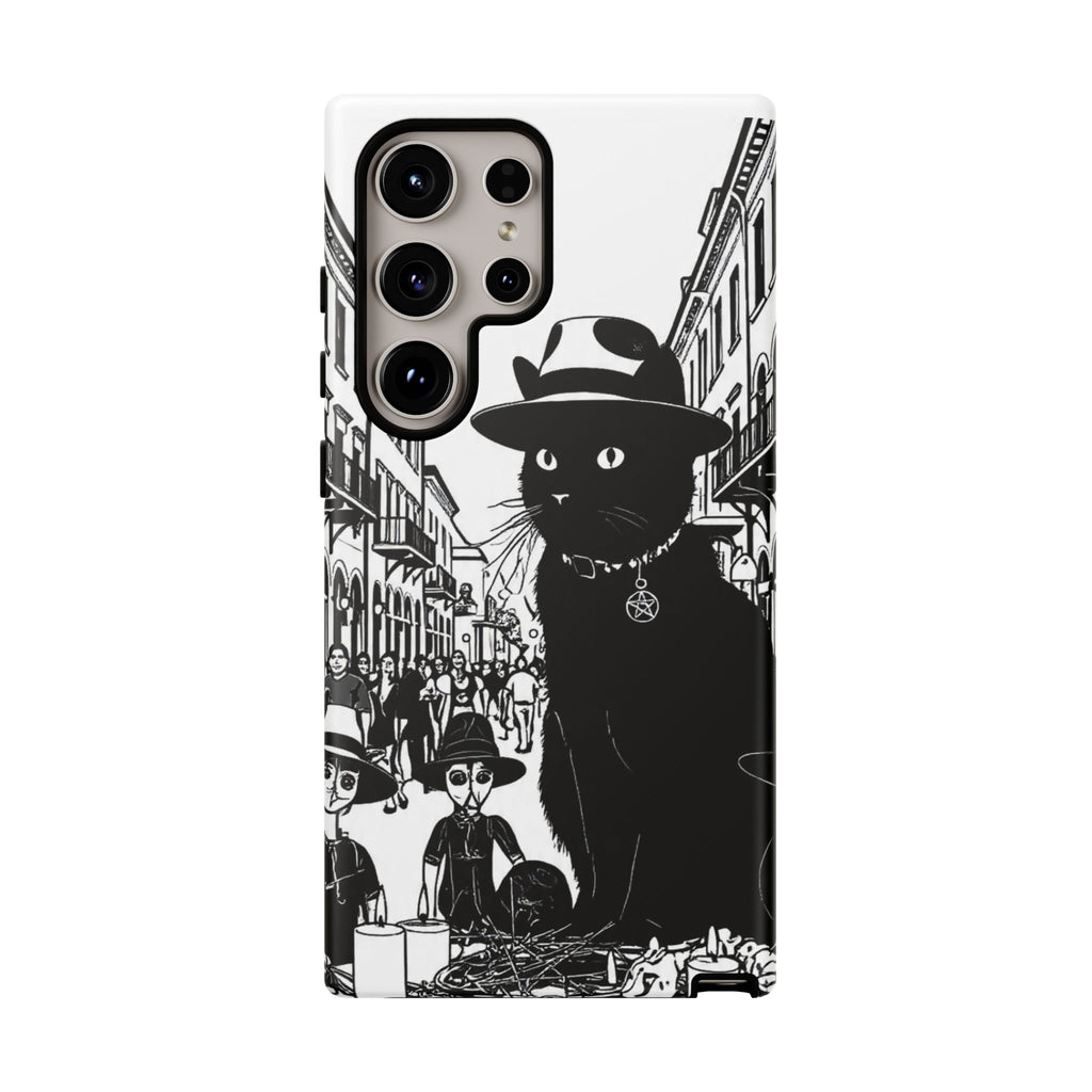 Phone Case — Noir Cat Street Art Design