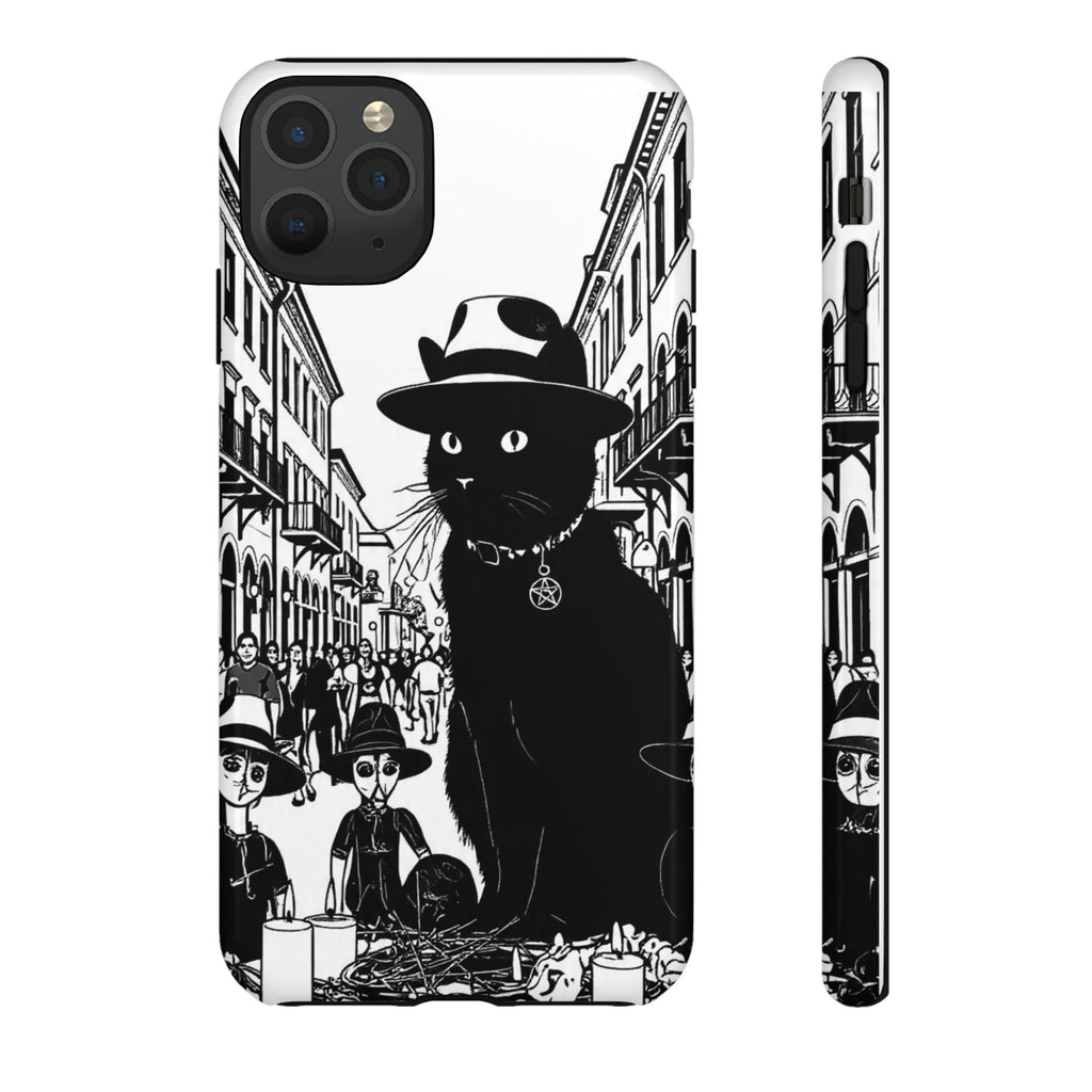 Phone Case — Noir Cat Street Art Design
