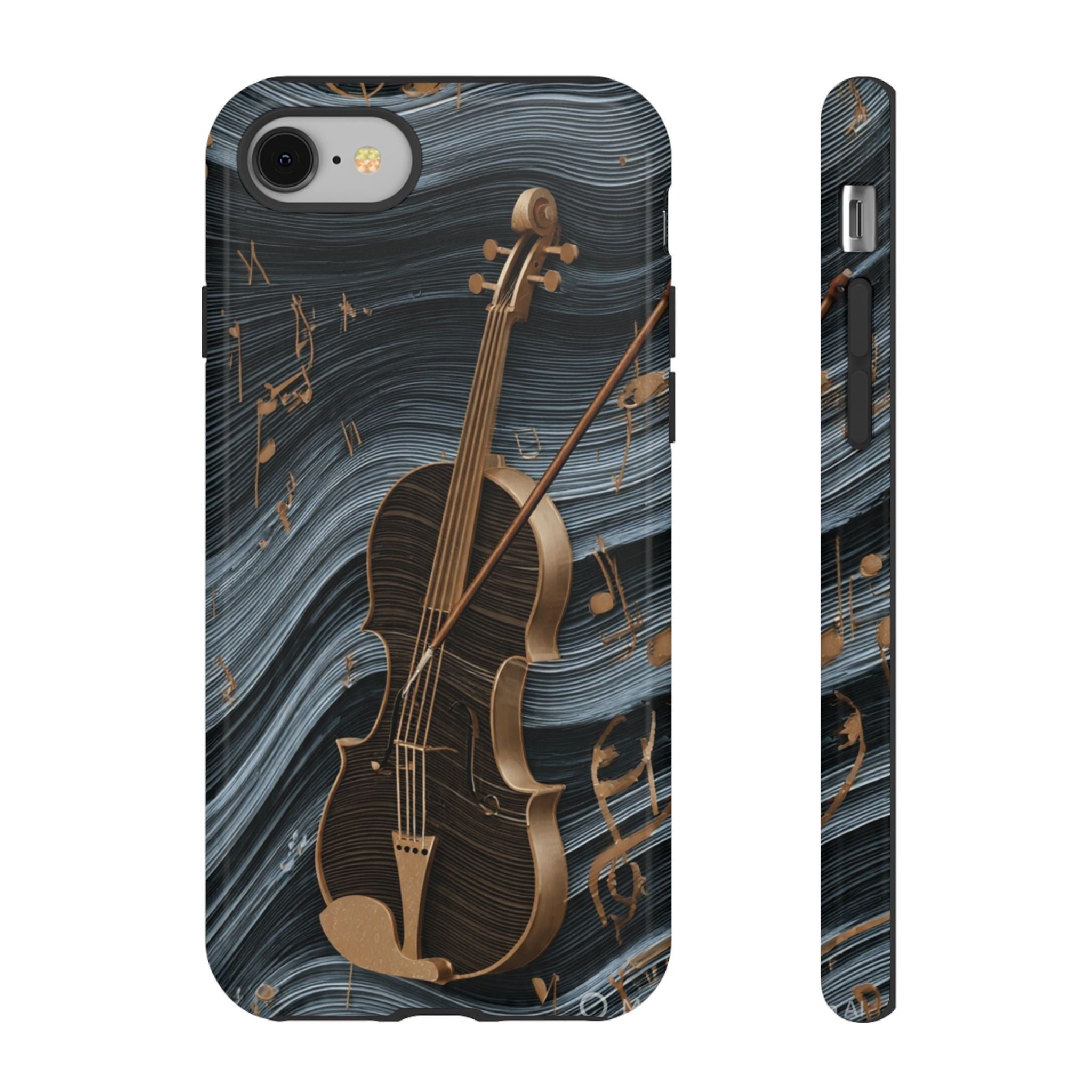 Violin Melody Tough Phone Case — Musical Instrument Art Protective Cover