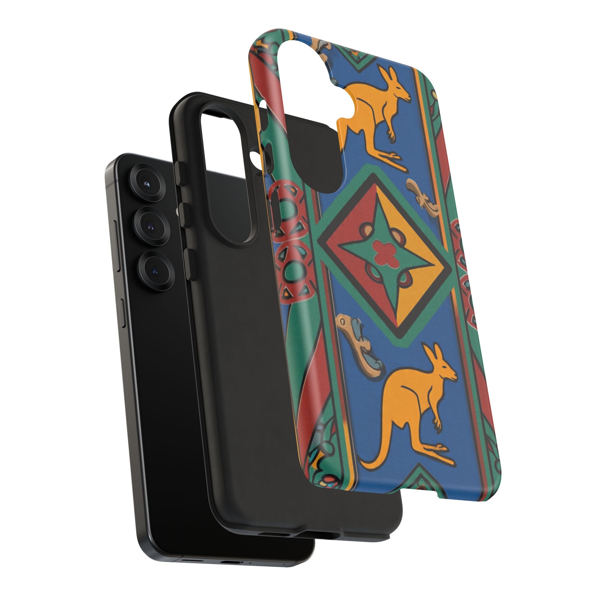 Kangaroo Tribal Pattern Tough Phone Case