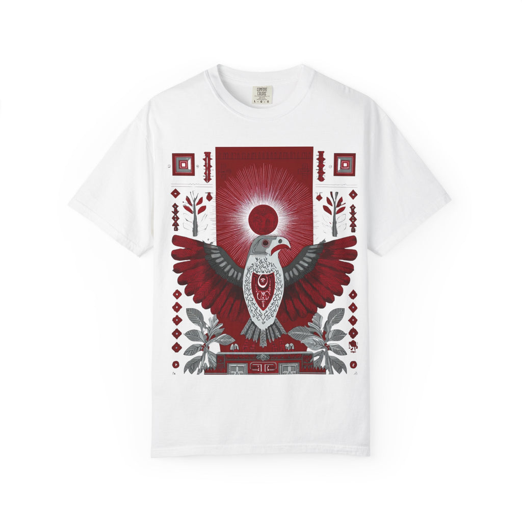 Tribal Inca Graphic T-Shirt — Celestial Bird Art Tee