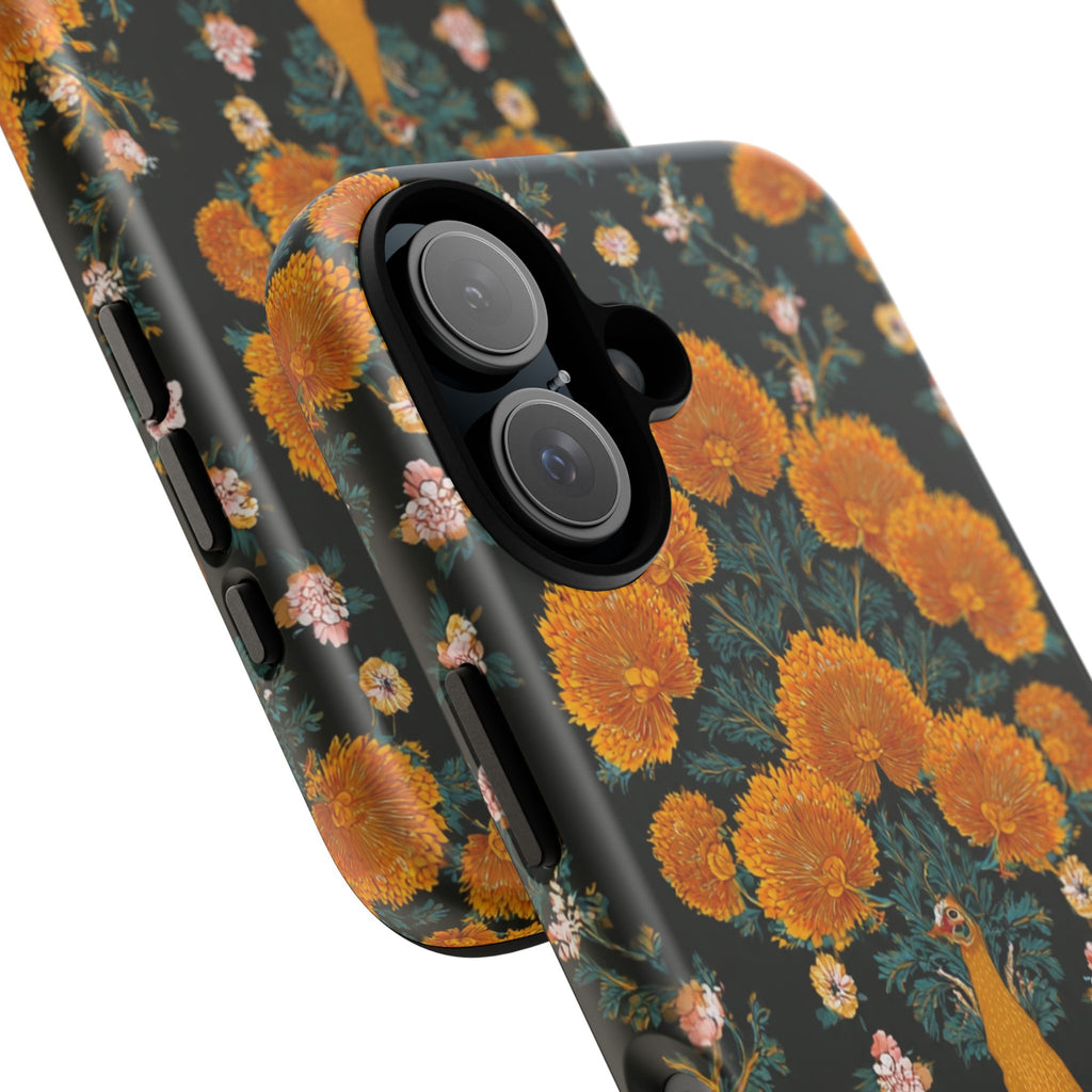 Marigold Mirror Phone Case — Floral Protective Phone Cover