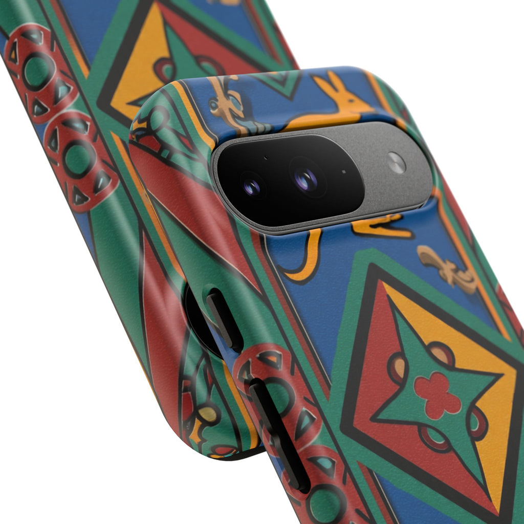 Kangaroo Tribal Pattern Tough Phone Case