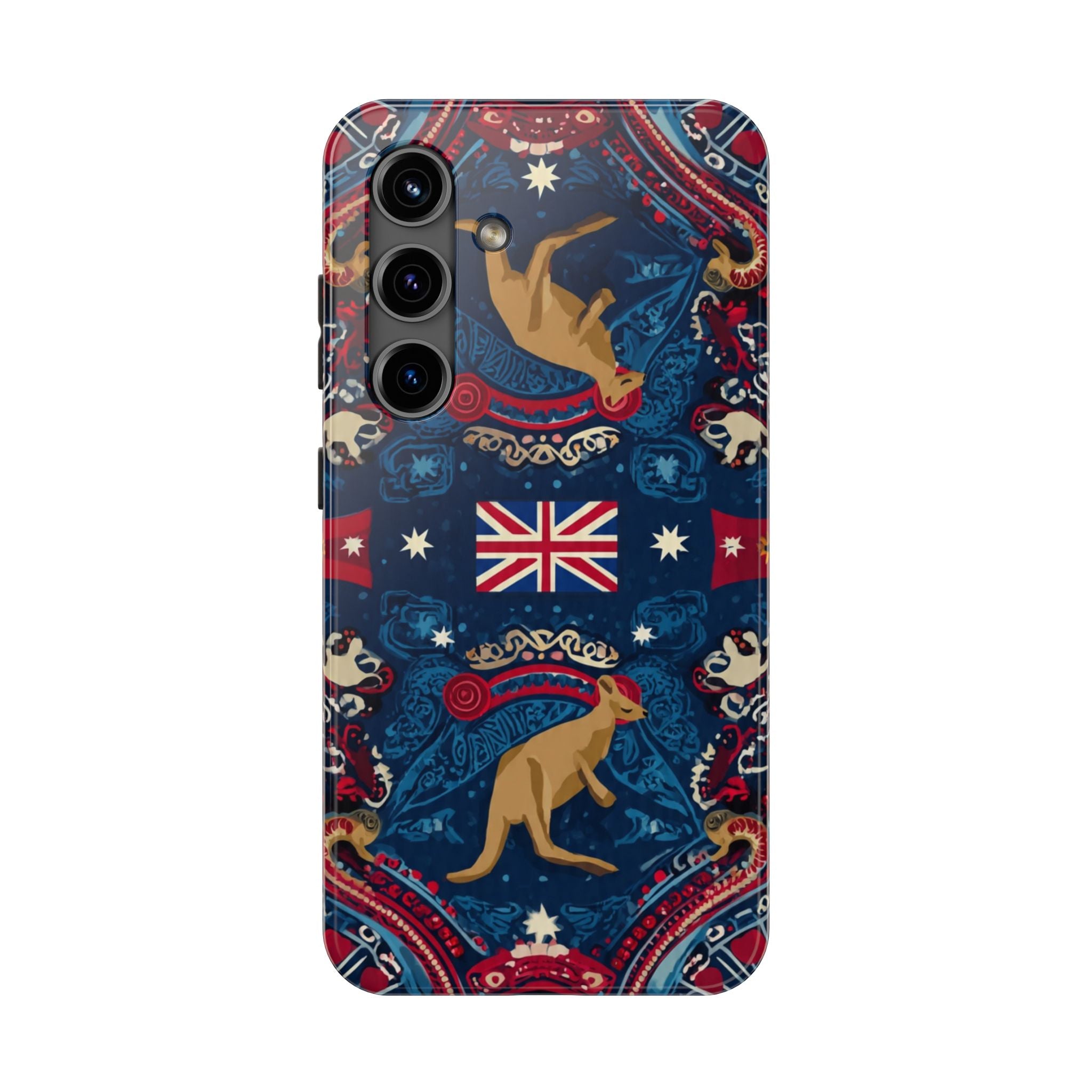 Australian Kangaroo Flag Tough Phone Case - Protective Patriotic iPhone Cover