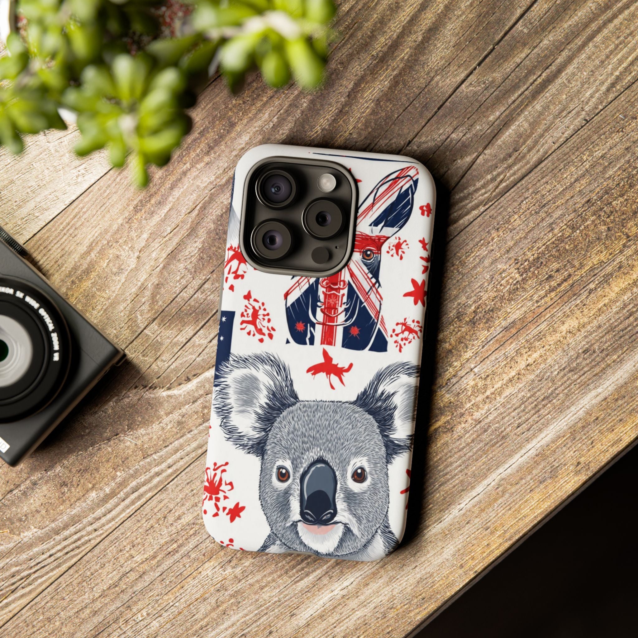 Koala Australia Flag Phone Case - Cute Aussie Animal Protective Case