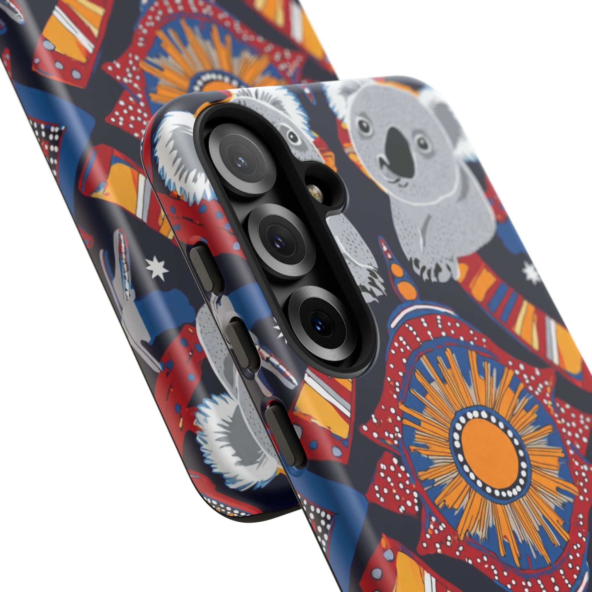 Koala Pattern Phone Case — Cute Indigenous-Inspired Design