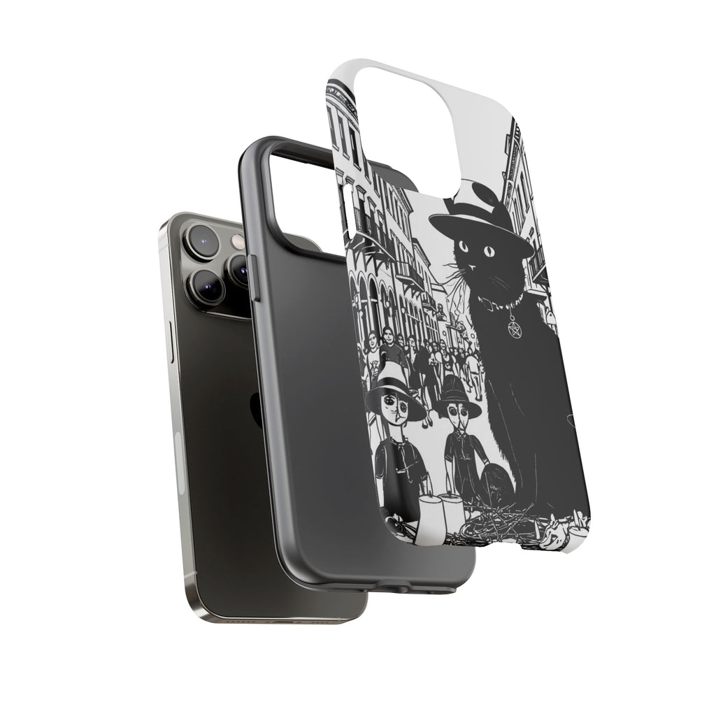 Phone Case — Noir Cat Street Art Design