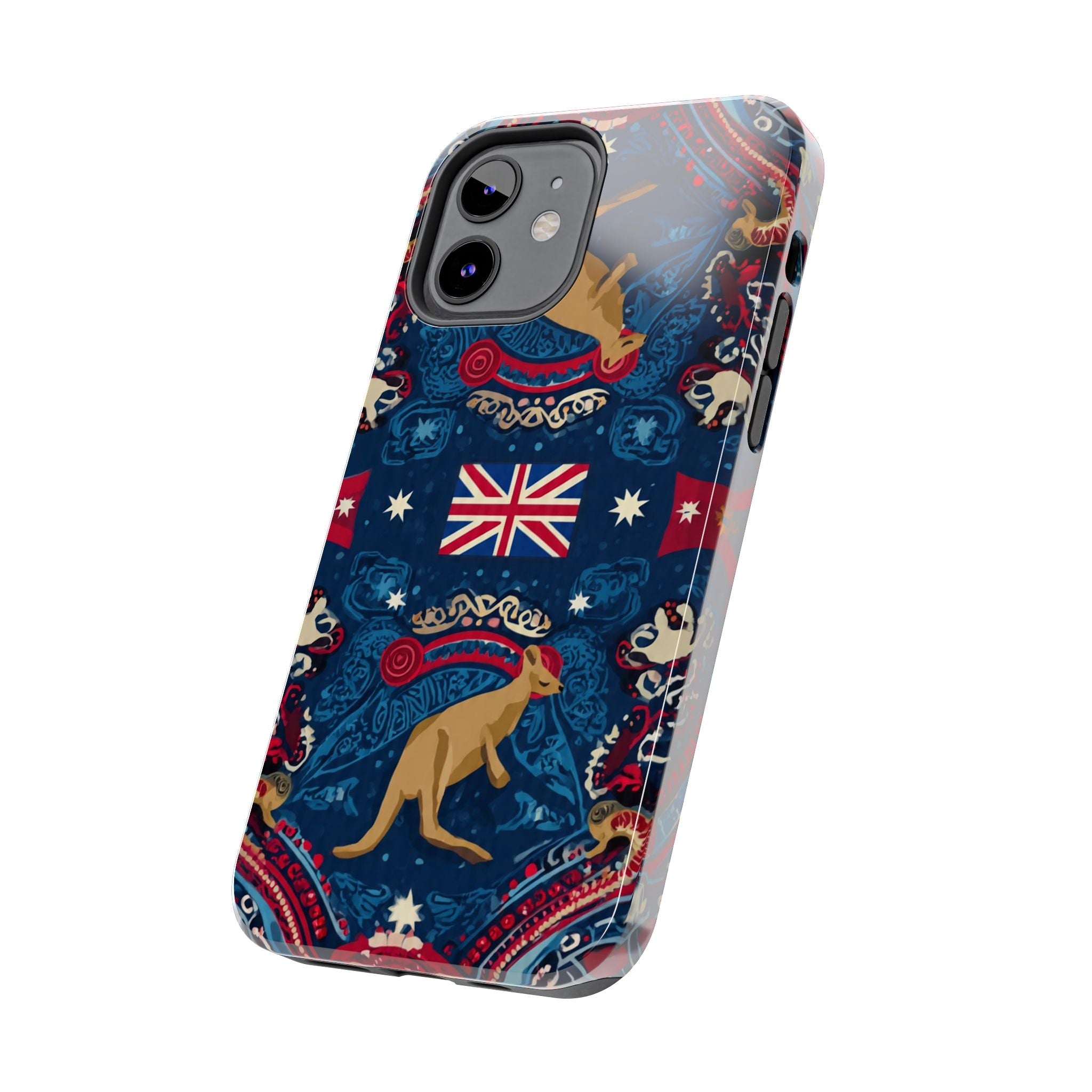 Australian Kangaroo Flag Tough Phone Case - Protective Patriotic iPhone Cover