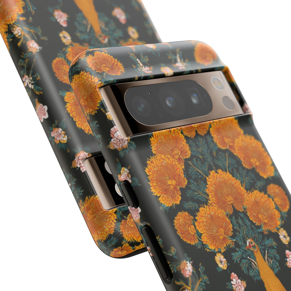 Marigold Mirror Phone Case — Floral Protective Phone Cover