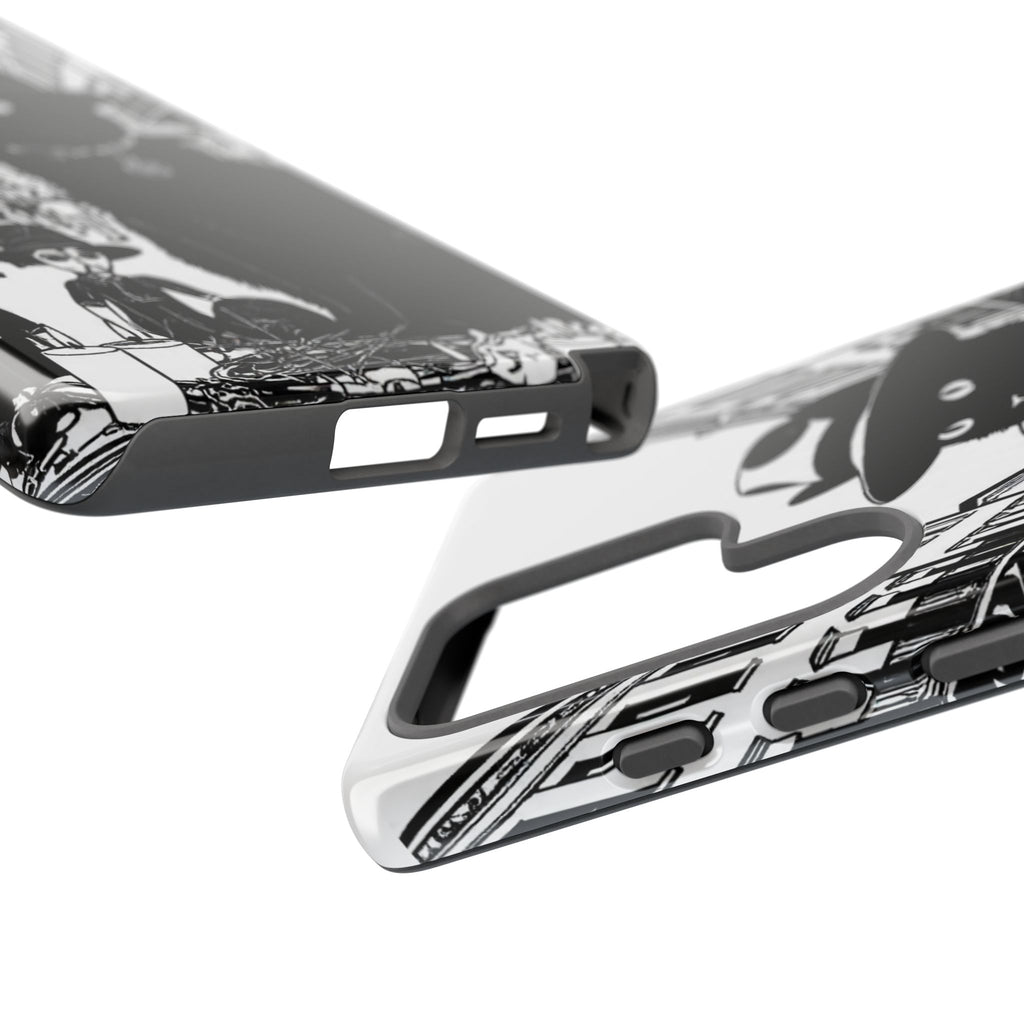 Phone Case — Noir Cat Street Art Design