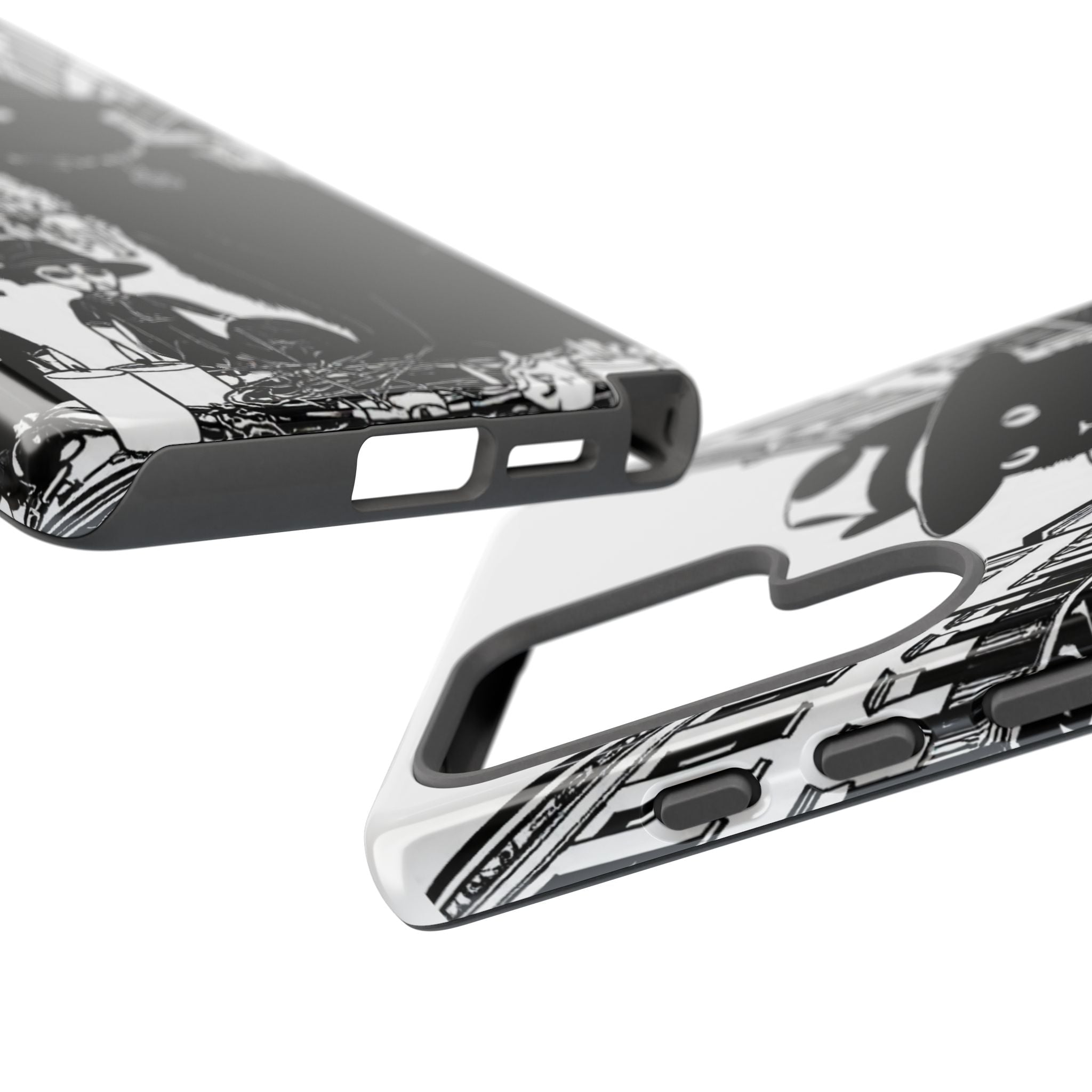 Phone Case — Noir Cat Street Art Design