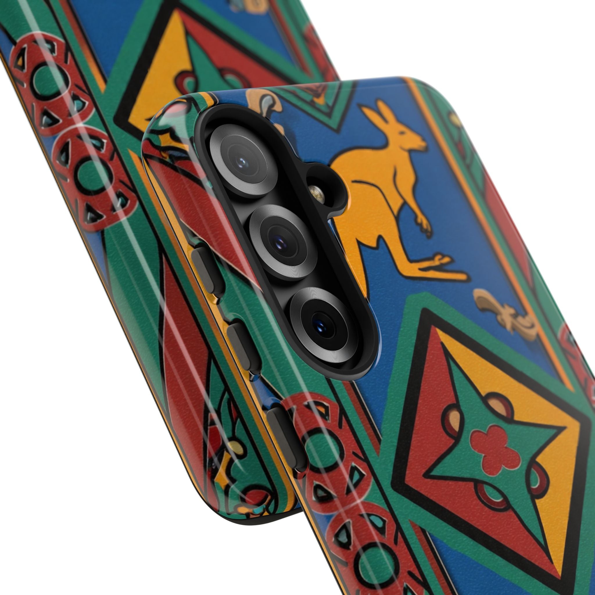 Kangaroo Tribal Pattern Tough Phone Case