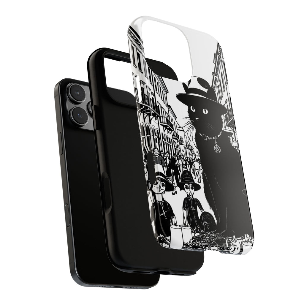 Phone Case — Noir Cat Street Art Design