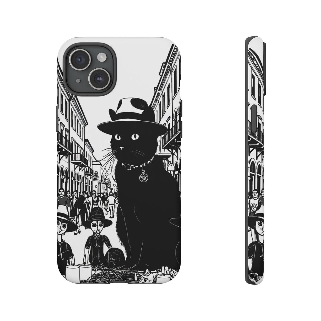 Phone Case — Noir Cat Street Art Design