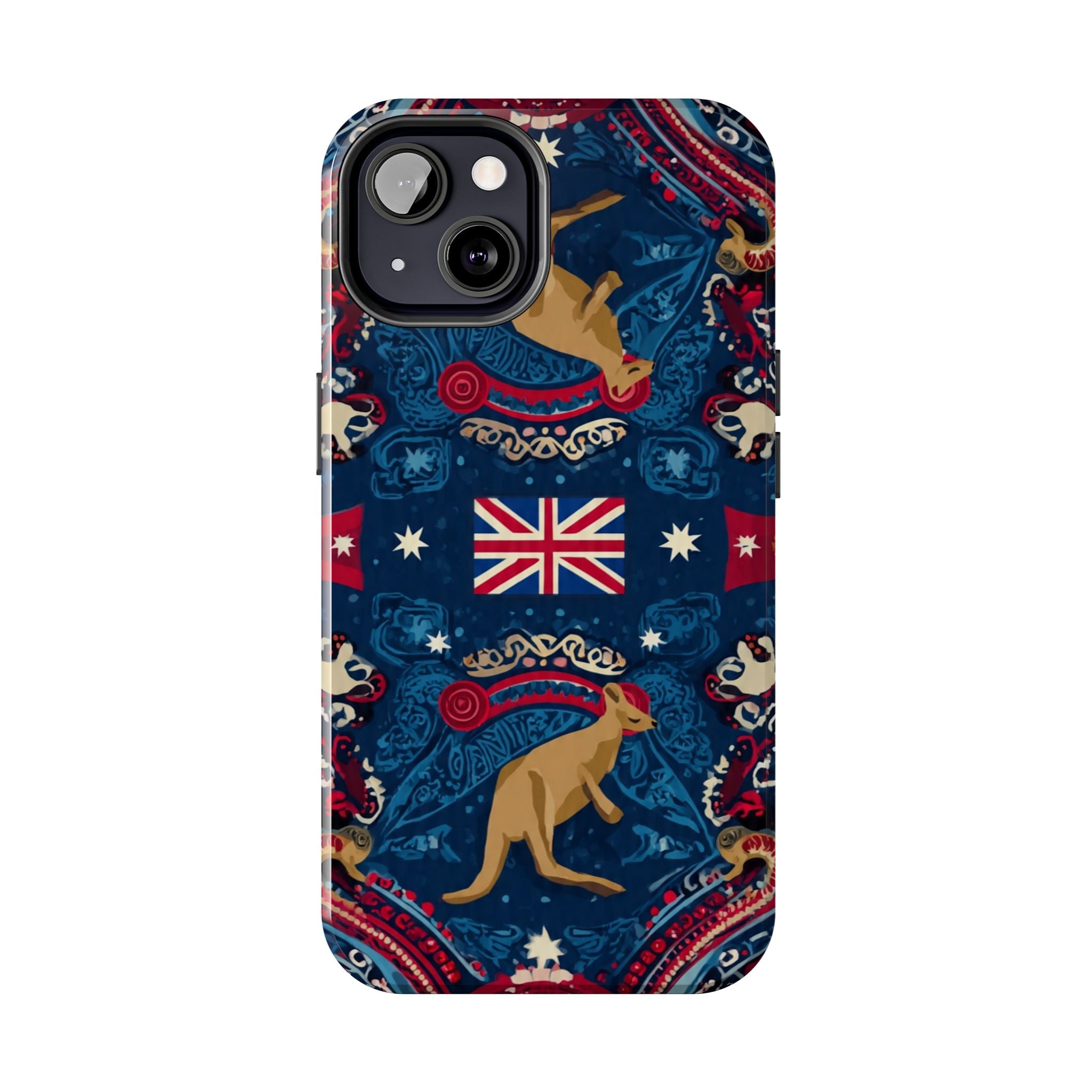 Australian Kangaroo Flag Tough Phone Case - Protective Patriotic iPhone Cover