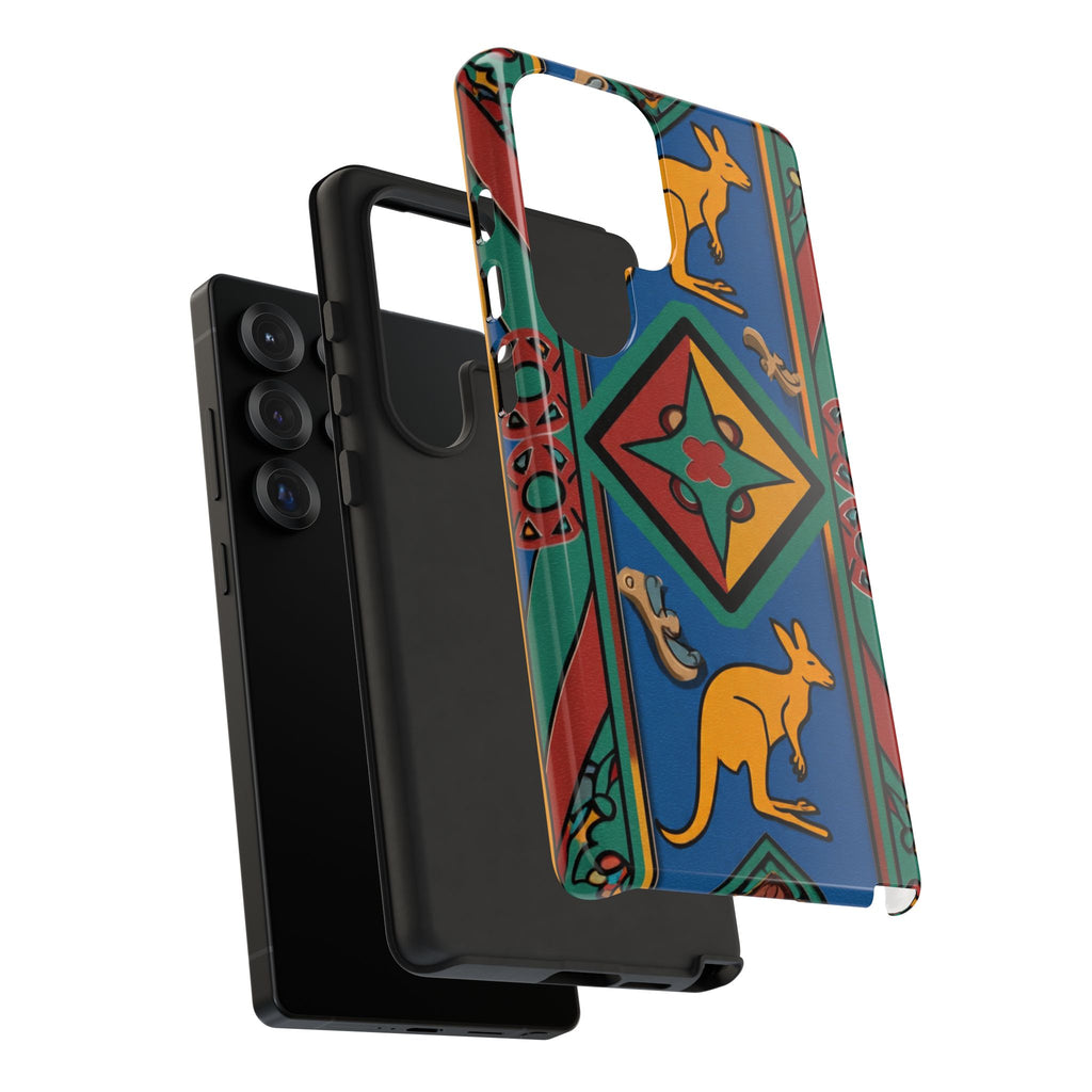 Kangaroo Tribal Pattern Tough Phone Case