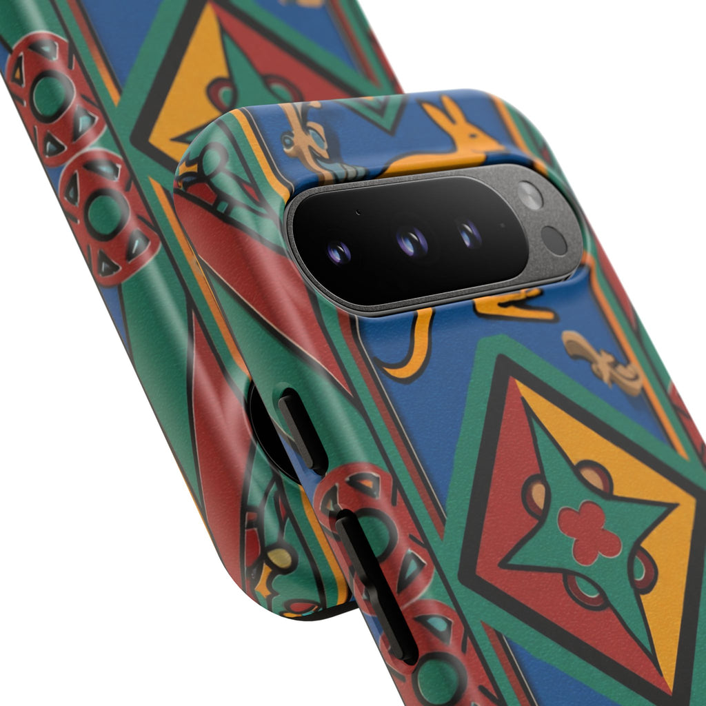 Kangaroo Tribal Pattern Tough Phone Case