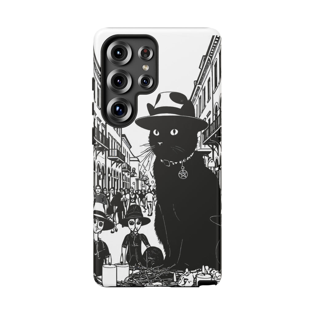 Phone Case — Noir Cat Street Art Design
