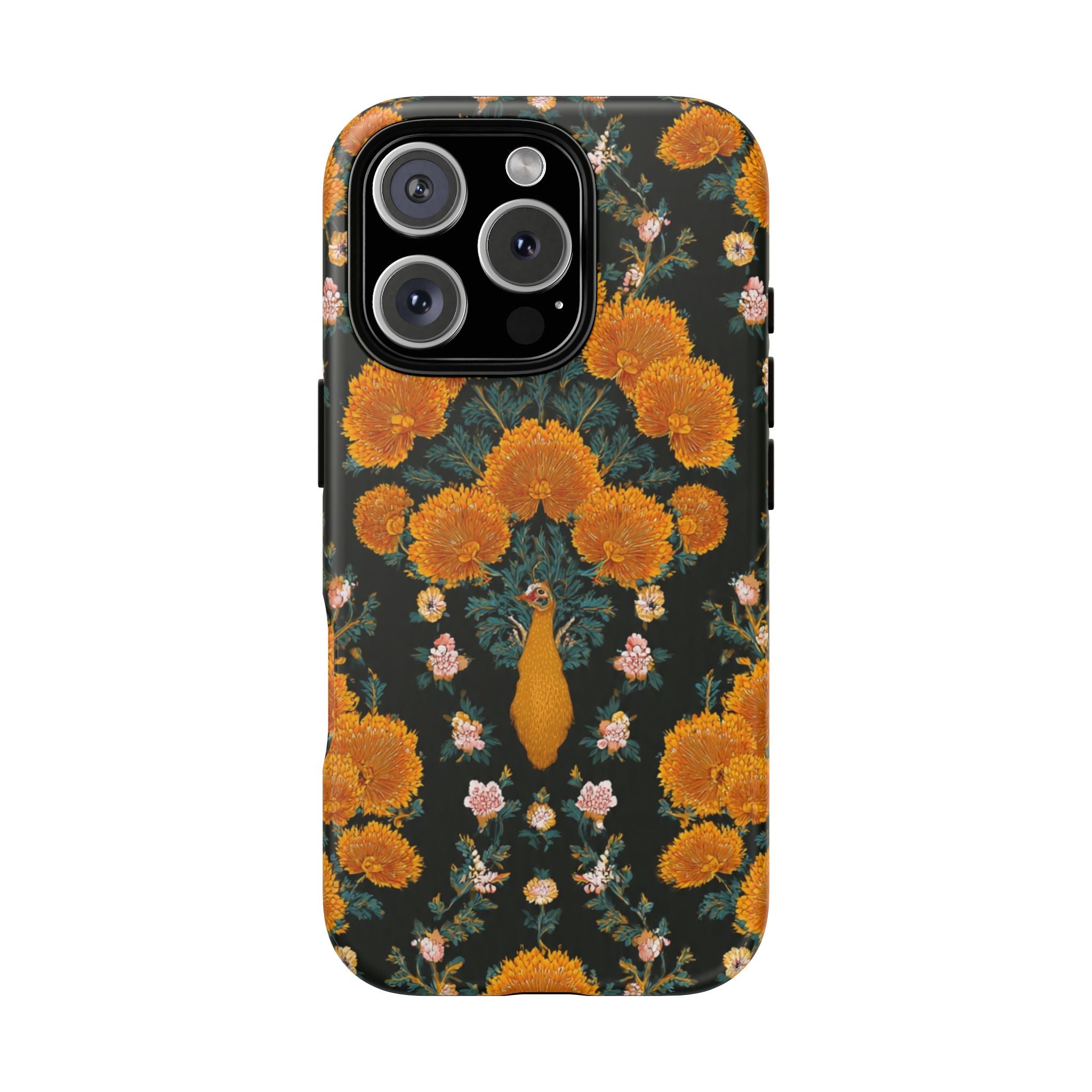 Marigold Mirror Phone Case — Floral Protective Phone Cover