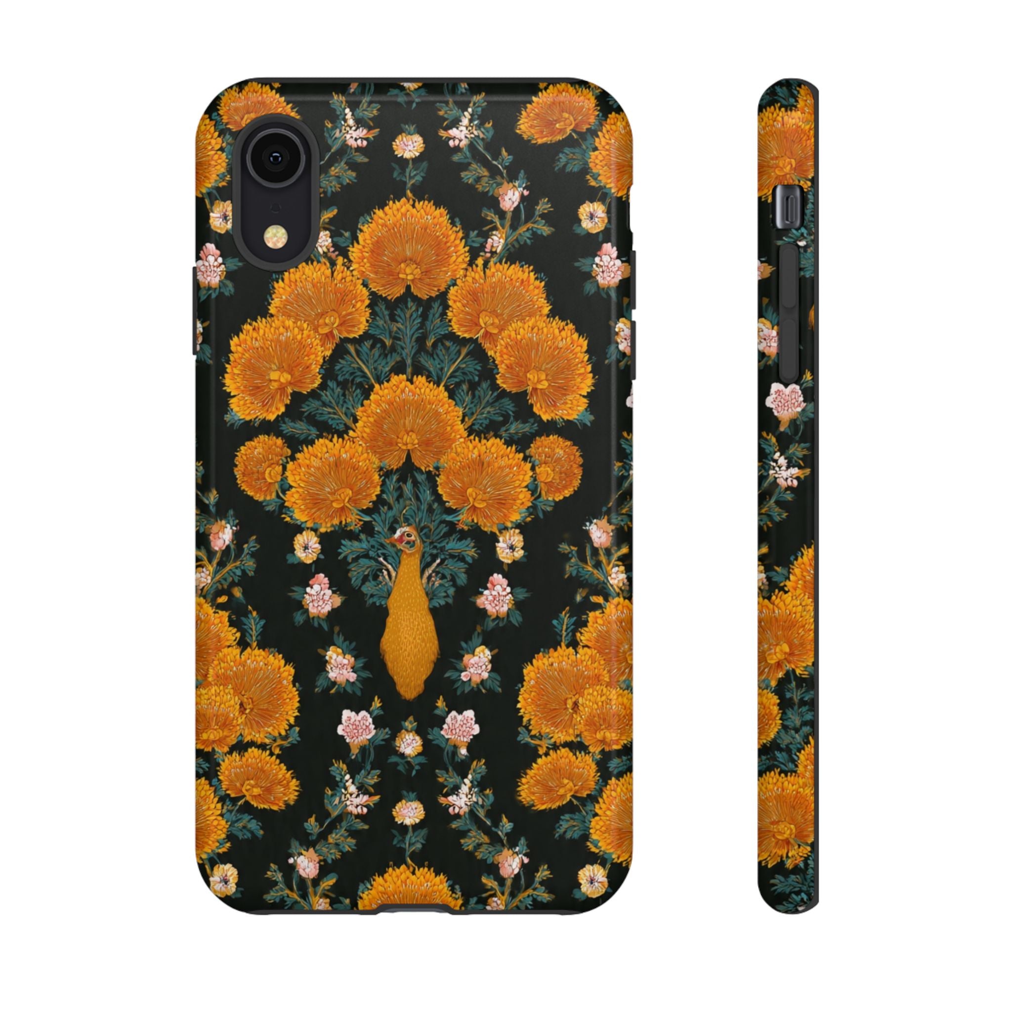 Marigold Mirror Phone Case — Floral Protective Phone Cover
