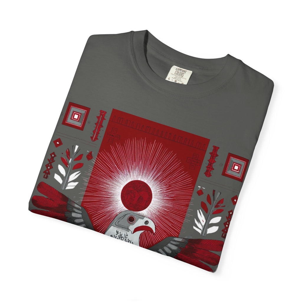 Tribal Inca Graphic T-Shirt — Celestial Bird Art Tee