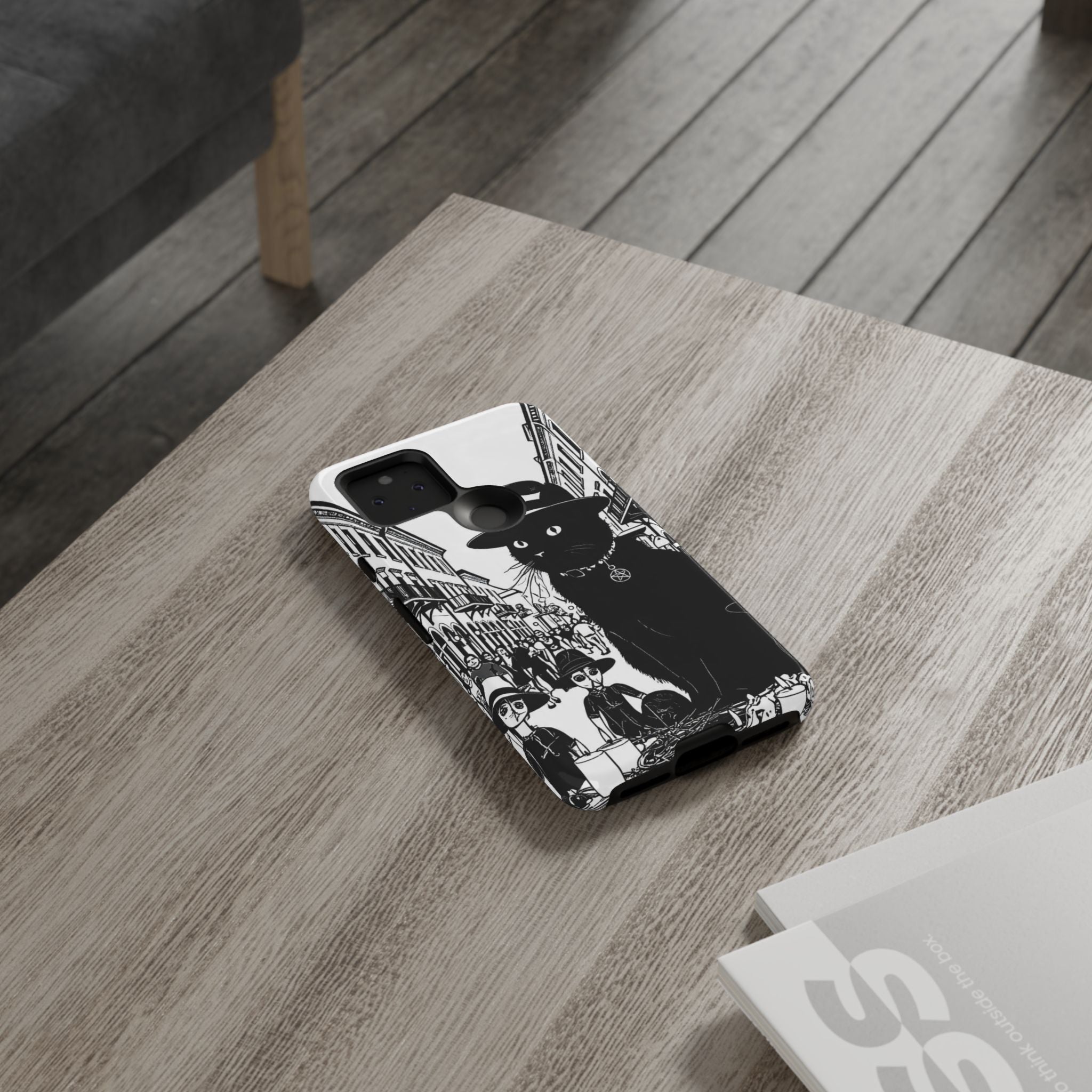 Phone Case — Noir Cat Street Art Design
