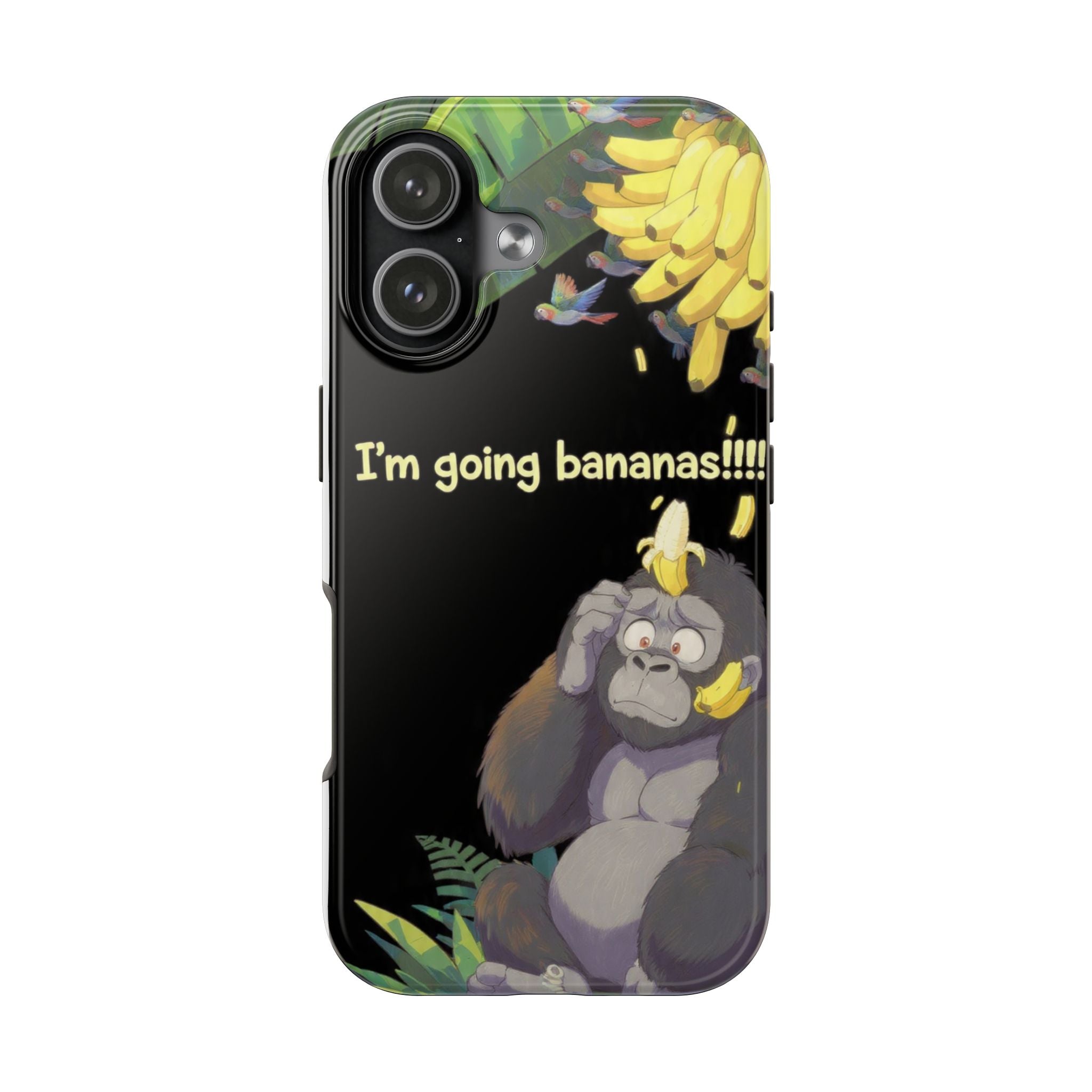 Gorilla "I'm Going Bananas!" Tough Phone Case