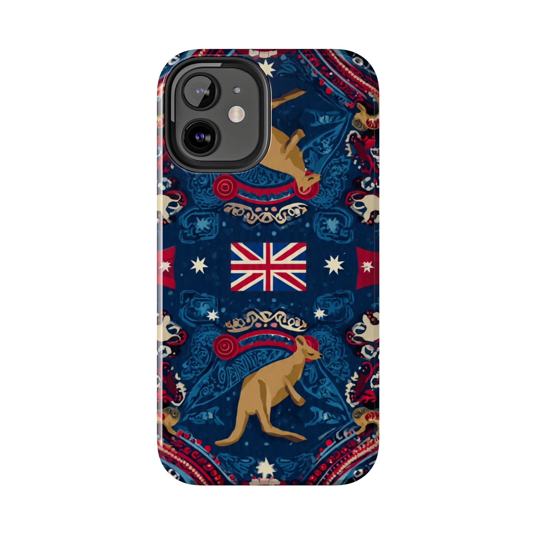 Australian Kangaroo Flag Tough Phone Case - Protective Patriotic iPhone Cover