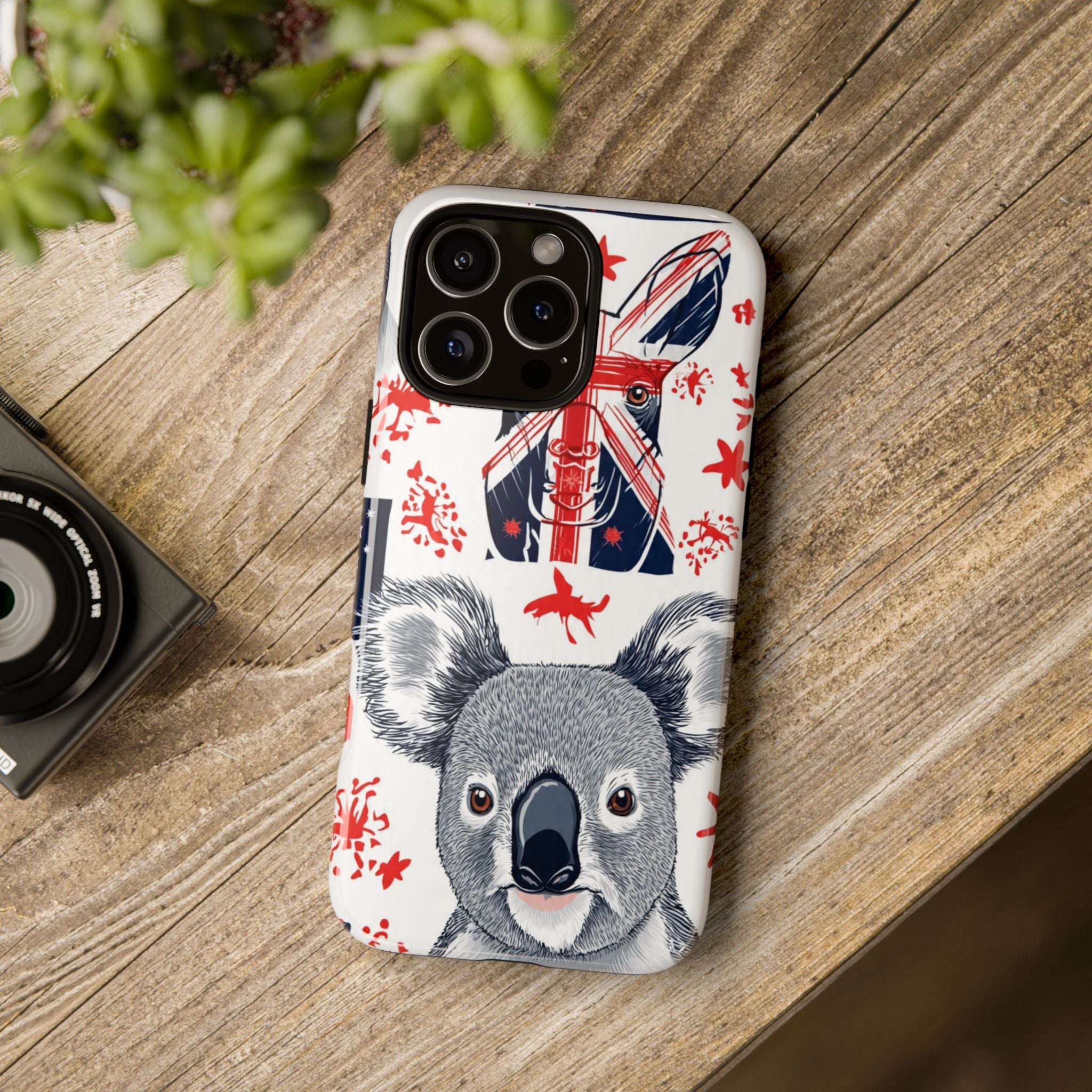Koala Australia Flag Phone Case - Cute Aussie Animal Protective Case