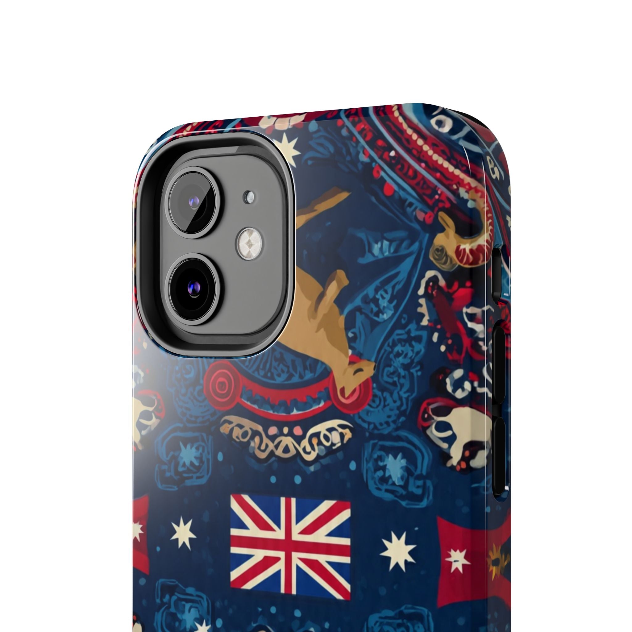 Australian Kangaroo Flag Tough Phone Case - Protective Patriotic iPhone Cover