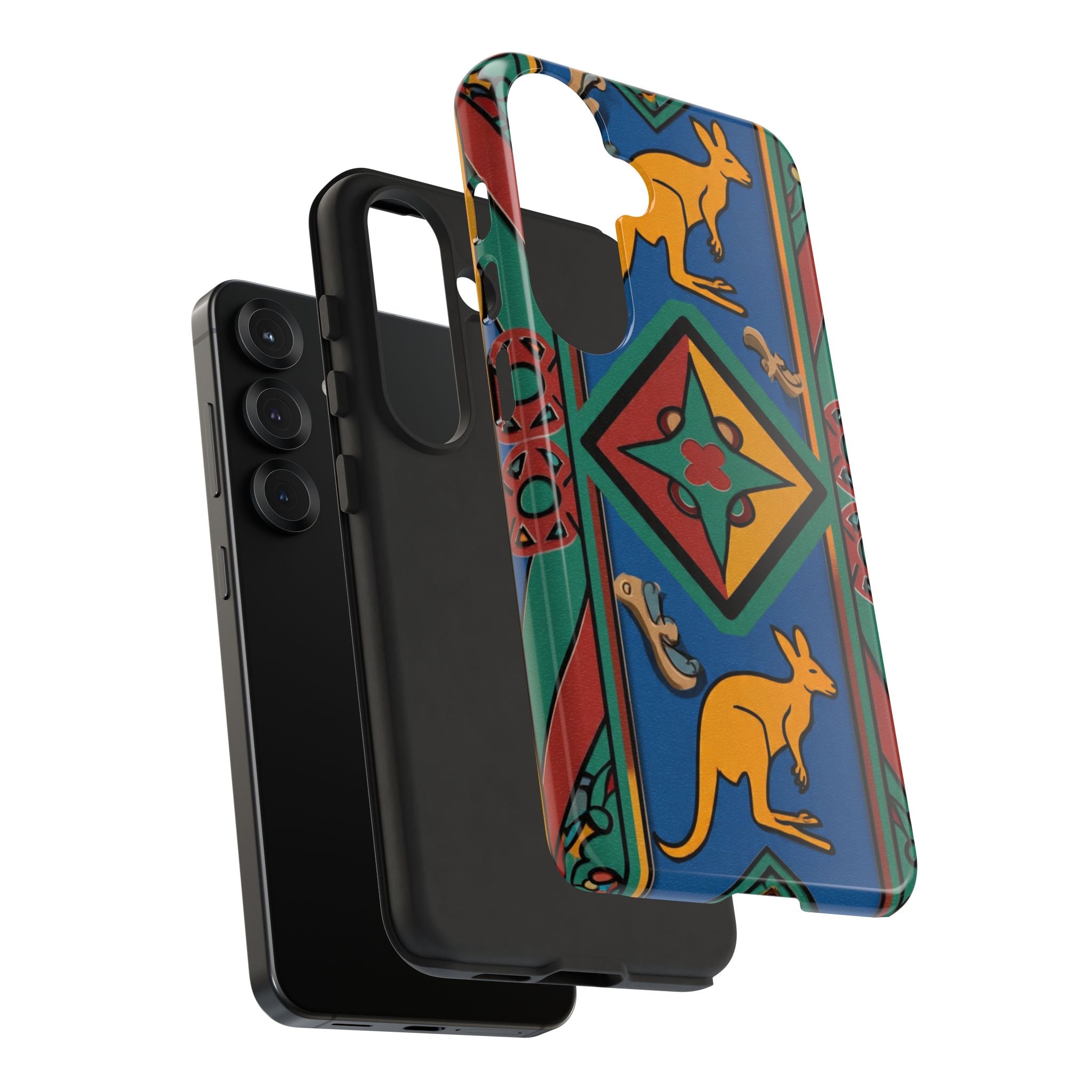 Kangaroo Tribal Pattern Tough Phone Case