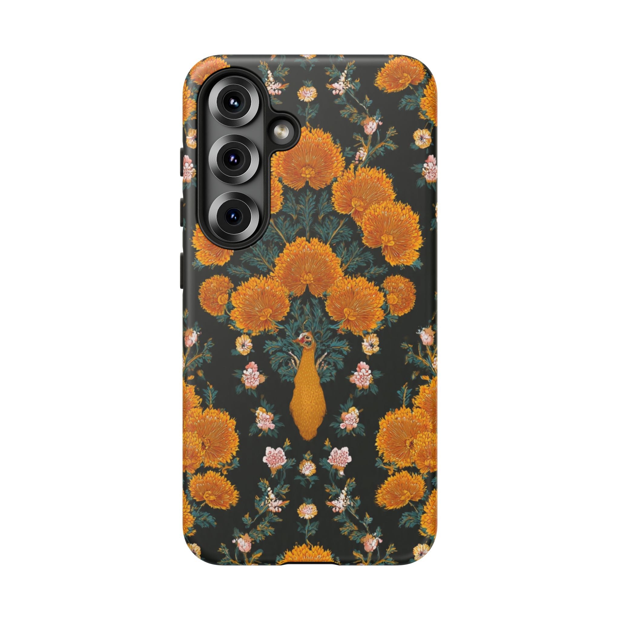 Marigold Mirror Phone Case — Floral Protective Phone Cover