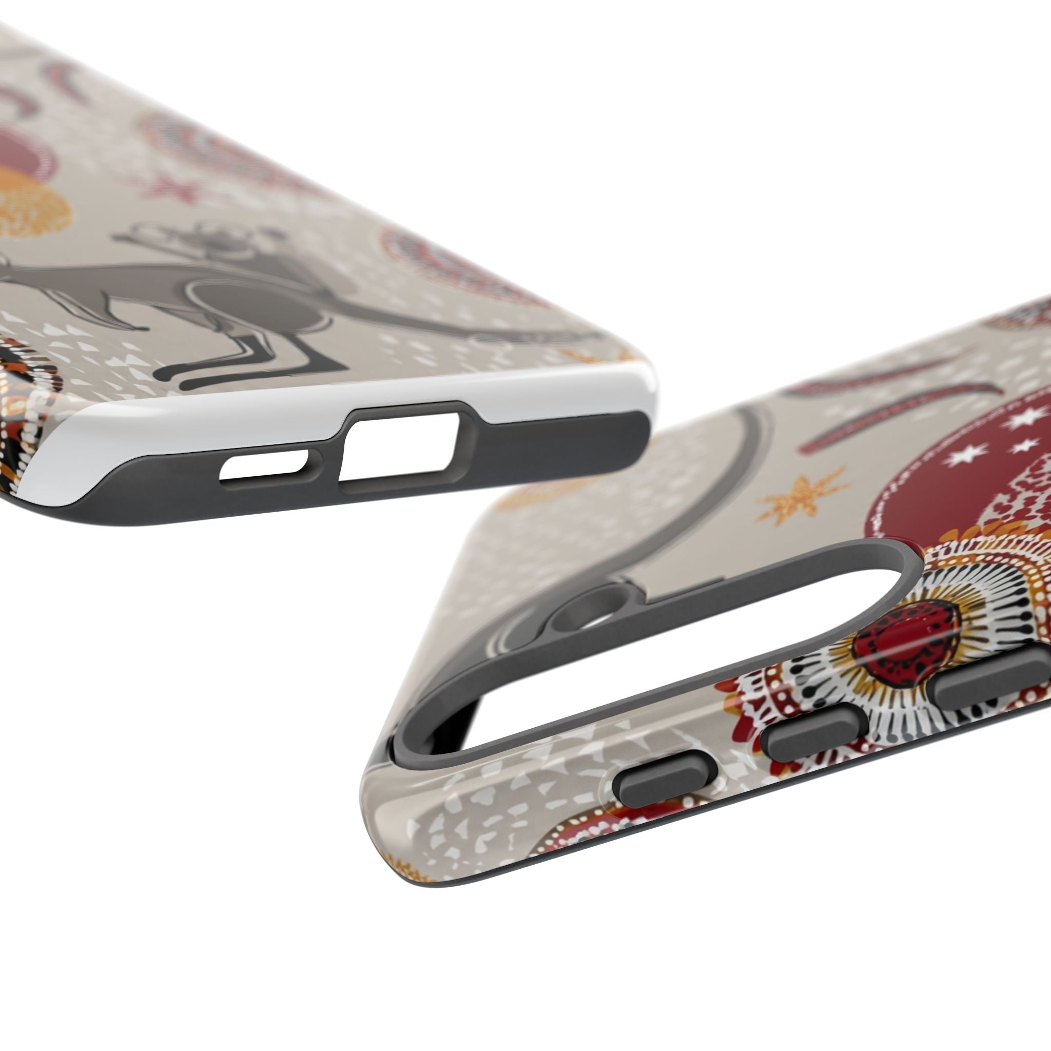 Kangaroo & Koala Aboriginal Dot Art Phone Case – Protective Tough Case