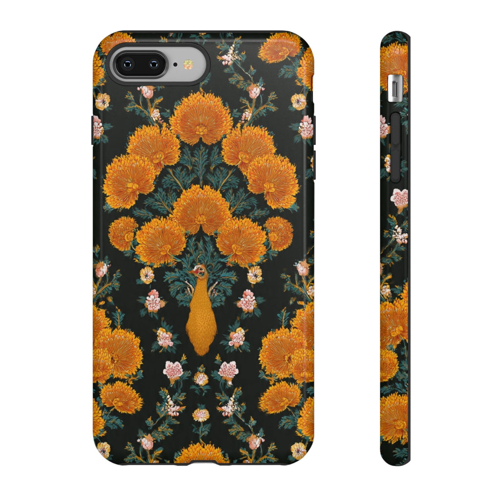 Marigold Mirror Phone Case — Floral Protective Phone Cover