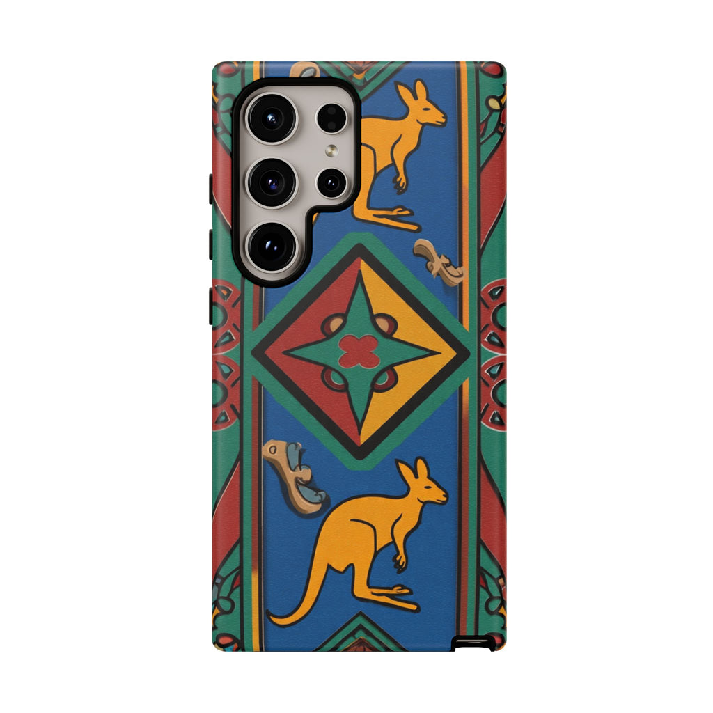 Kangaroo Tribal Pattern Tough Phone Case