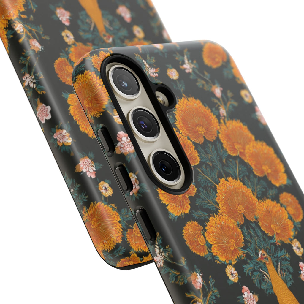 Marigold Mirror Phone Case — Floral Protective Phone Cover